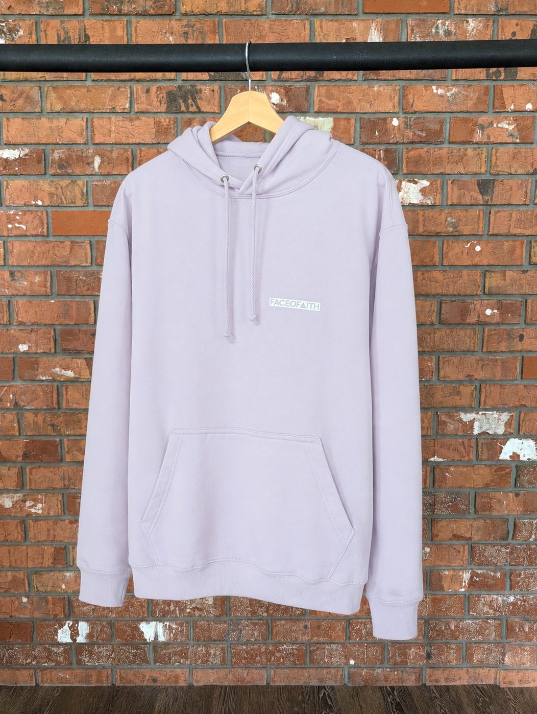 Yeshua Unisex Hoodie Christian hoodie, front print detail | Face of Faith faith apparel