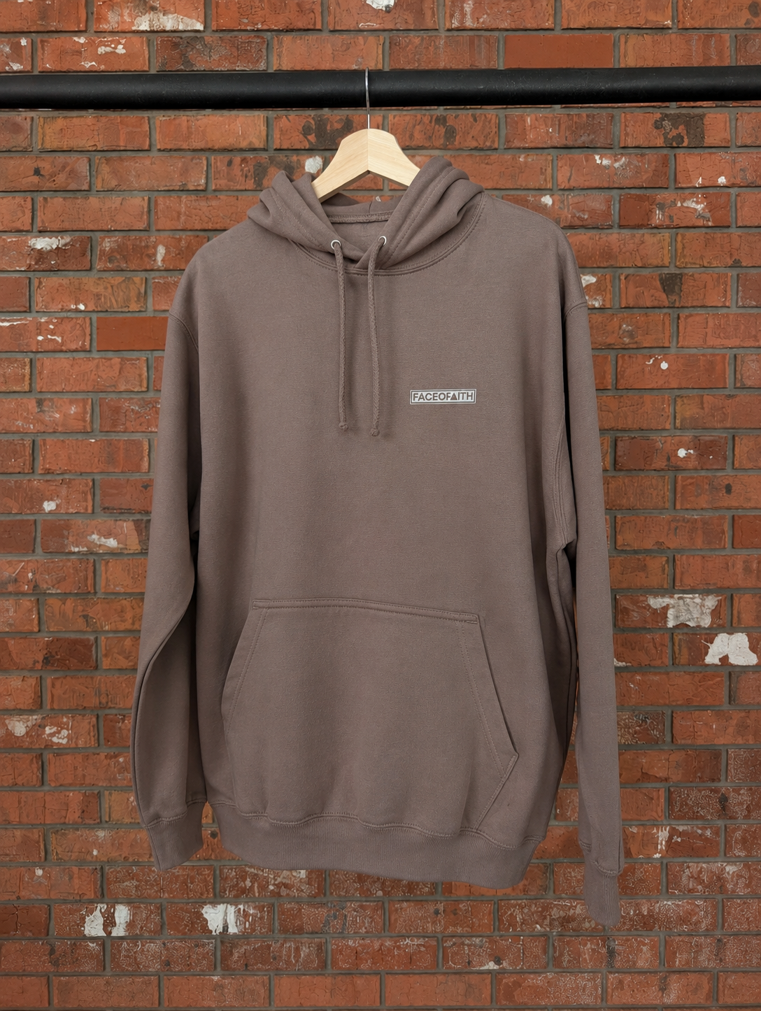 Waymaker Unisex Hoodie Christian hoodie, front print detail | Face of Faith faith apparel