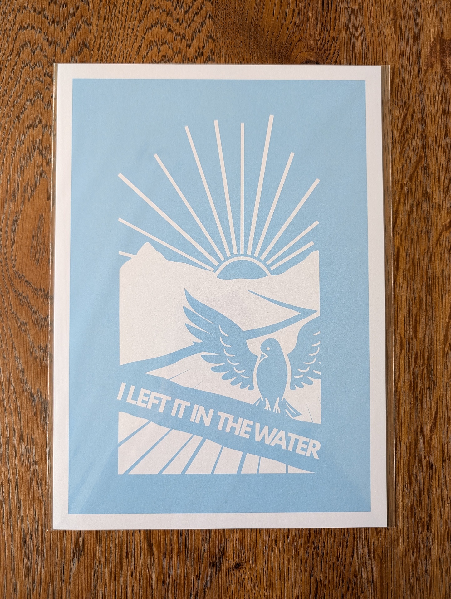I Left It In The Water Baptism Print Christian t-shirt, view 2 | Face of Faith faith apparel