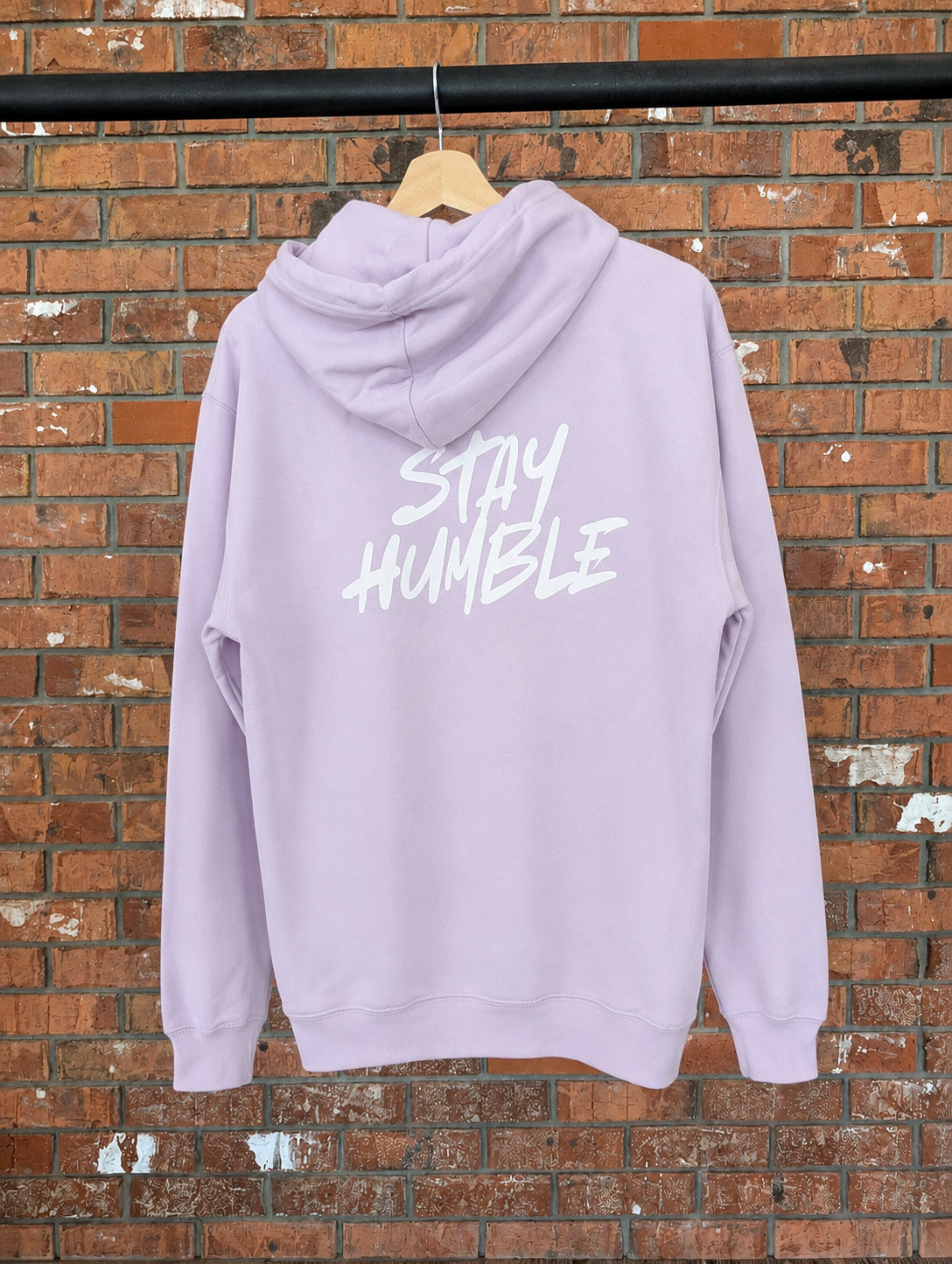 Stay Humble Hoodie Christian hoodie, back print detail | Face of Faith faith apparel