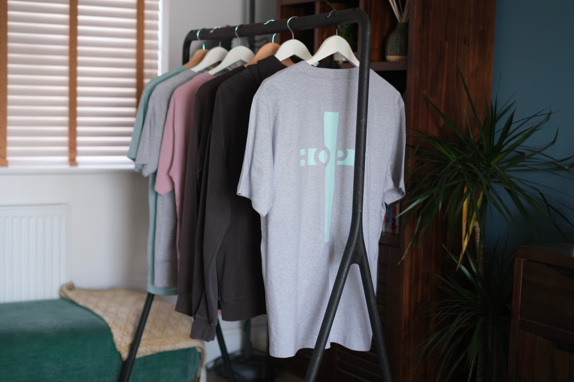 Hope Oversized Heavyweight T-Shirt Christian t-shirt, view 5 | Face of Faith faith apparel