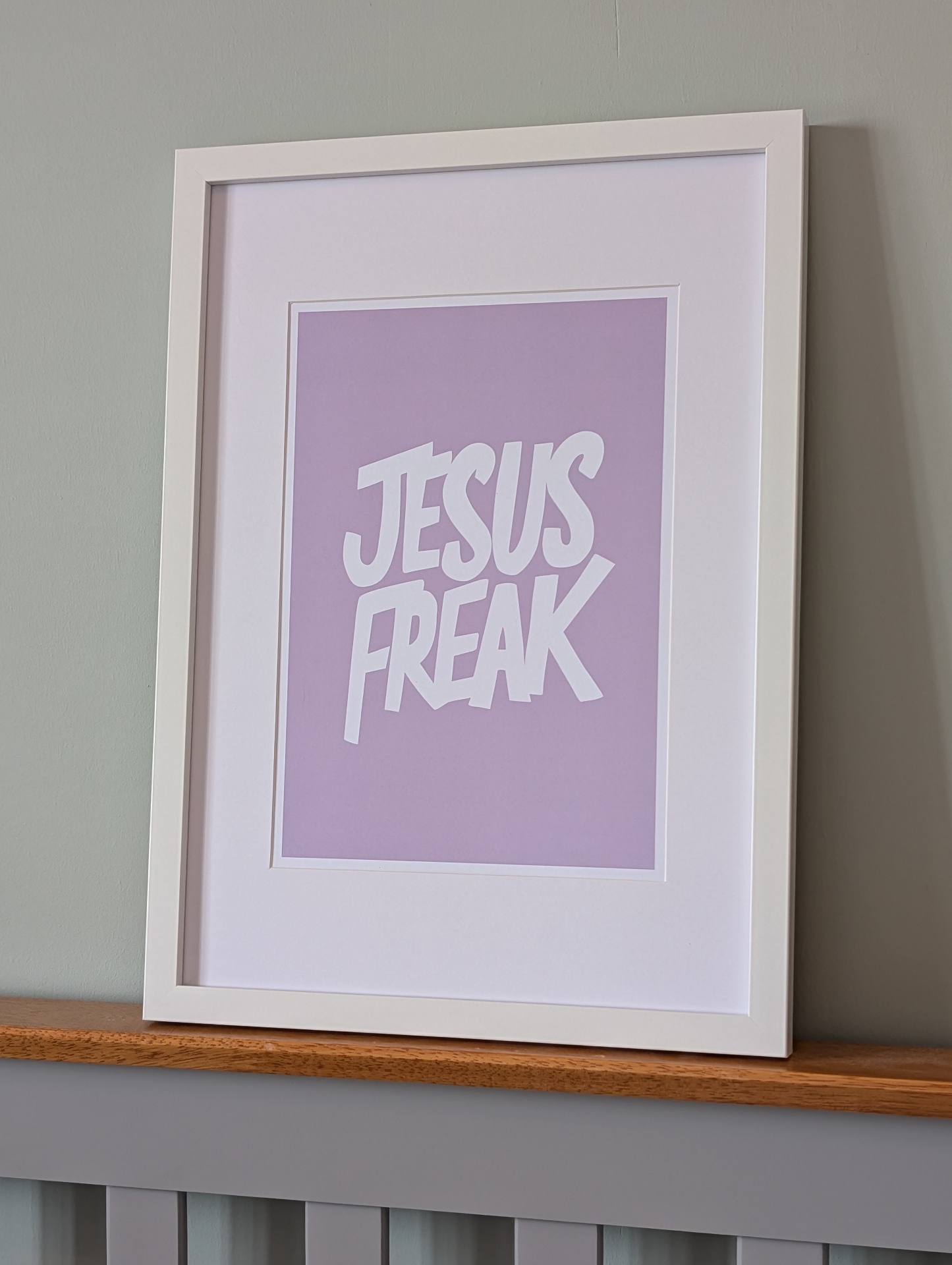 Jesus Freak Print Christian t-shirt, view 1 | Face of Faith faith apparel