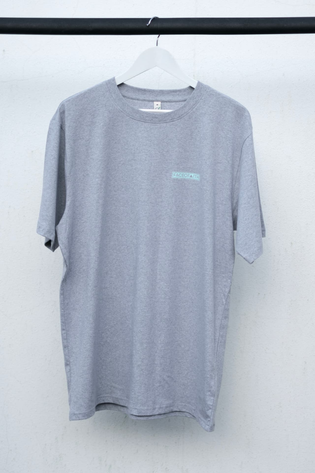 Hope Oversized Heavyweight T-Shirt Christian t-shirt, front print detail | Face of Faith faith apparel