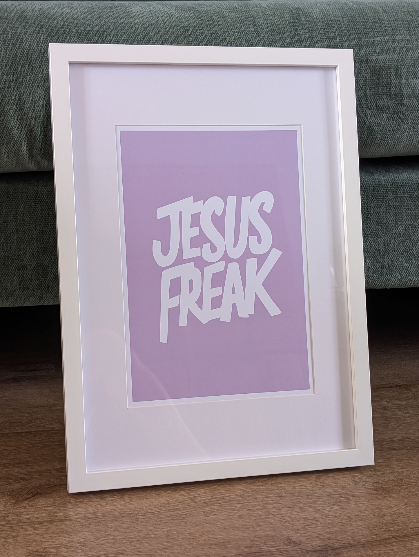 Jesus Freak Print Christian t-shirt, view 3 | Face of Faith faith apparel