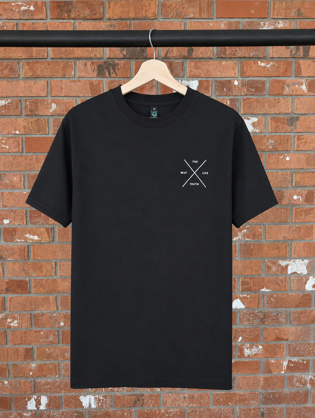 The Way, The Truth, The Life T-Shirt Christian t-shirt, view 3 | Face of Faith faith apparel