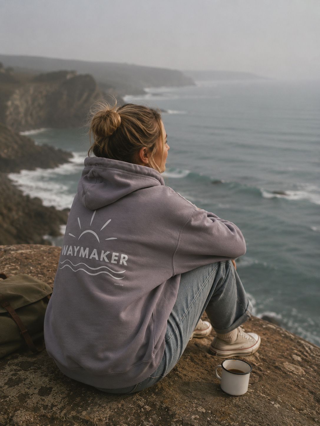 Waymaker Unisex Hoodie Christian hoodie, view 4 | Face of Faith faith apparel