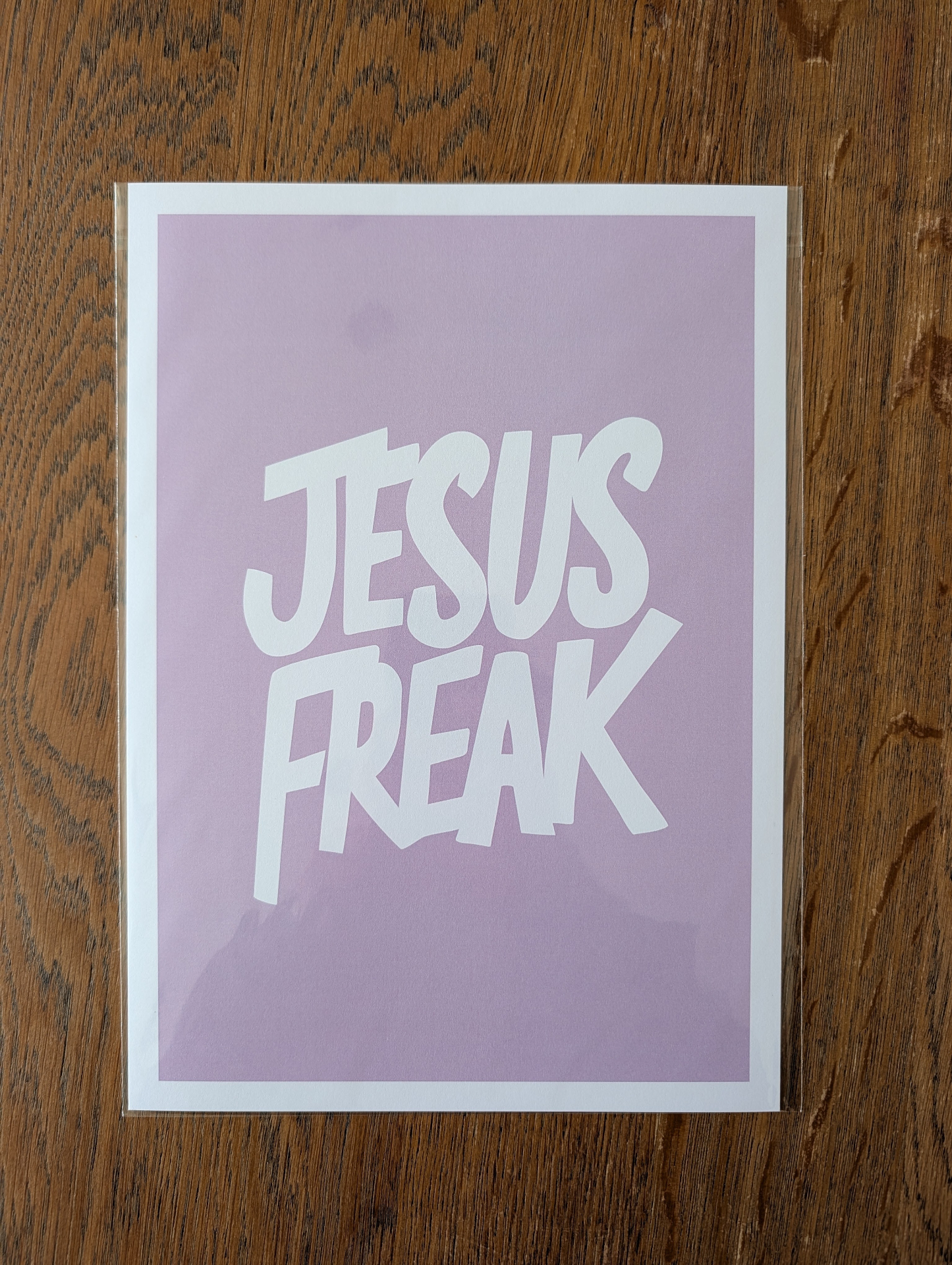 Jesus Freak Print Christian t-shirt, view 2 | Face of Faith faith apparel