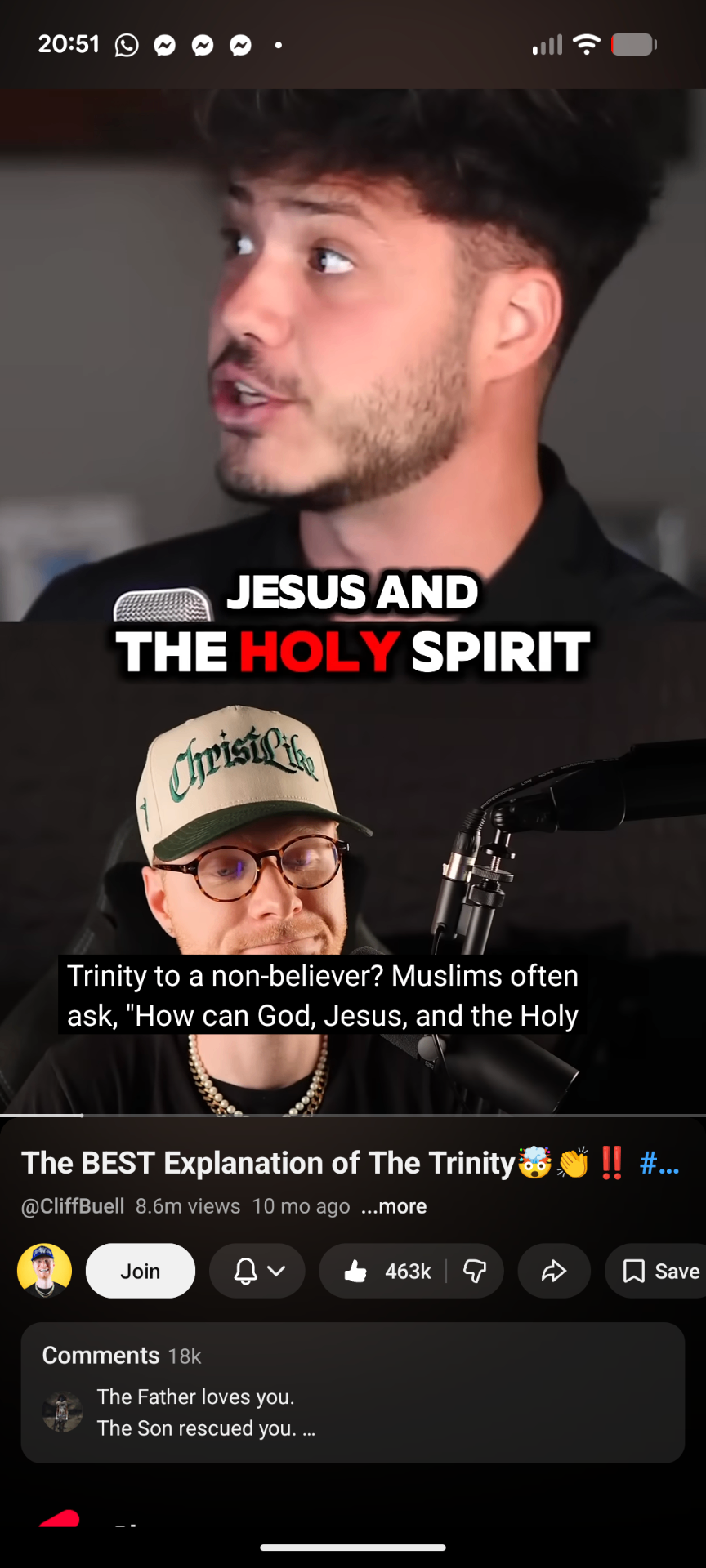 Bite Sized Snippet, Best explanation of the trinity