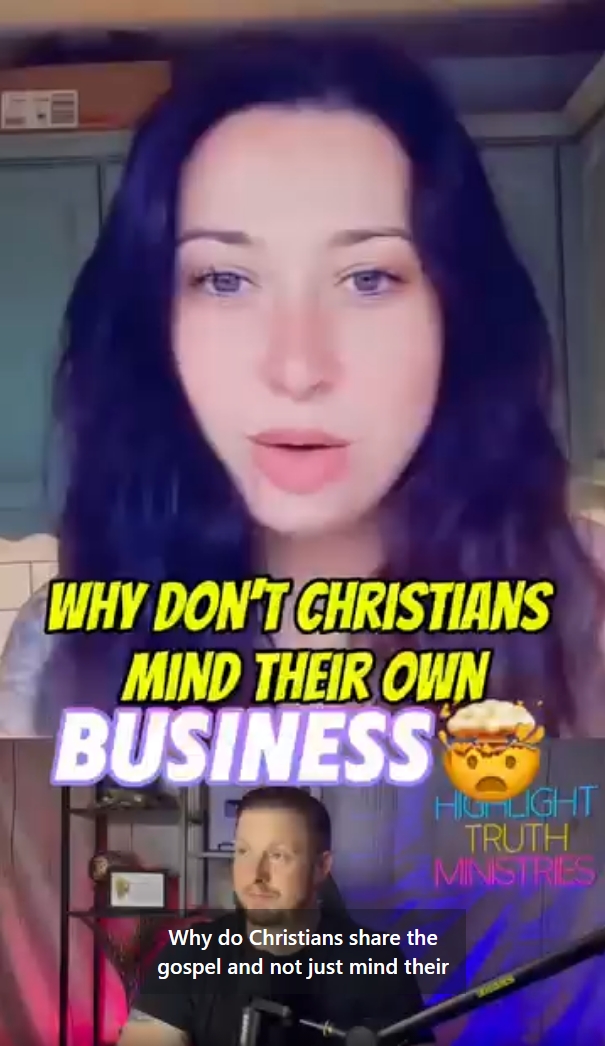 Facebook Reel, Why don't Christians mind their own business