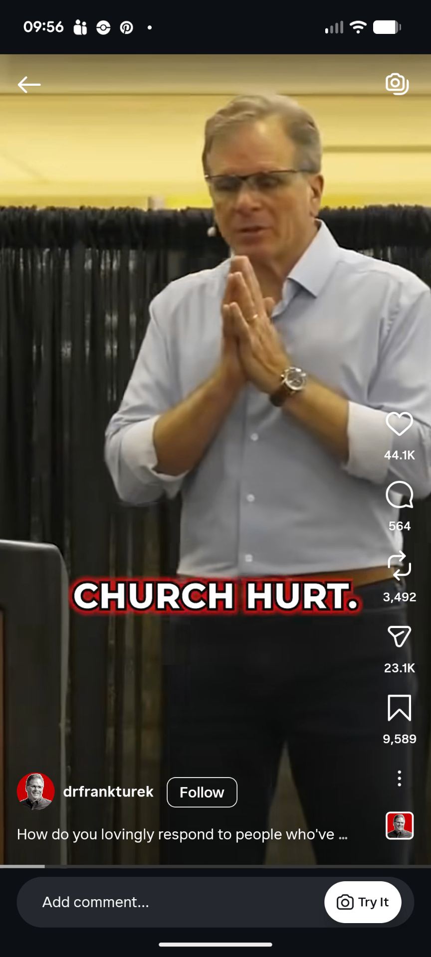 Instagram Reel, Church Hurt