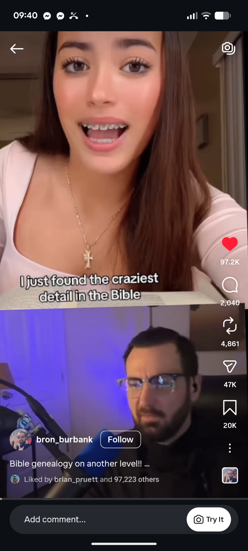 Instagram Reel, Crazy Genealogy in the bible
