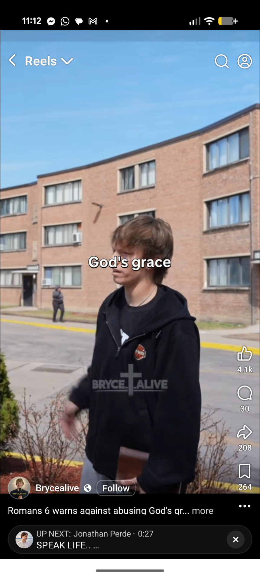 Facebook Reel, Don't abuse god's grace