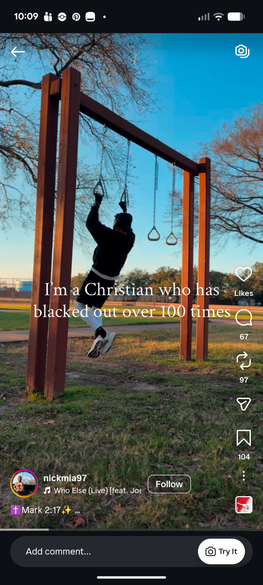 Instagram Reel, Finally