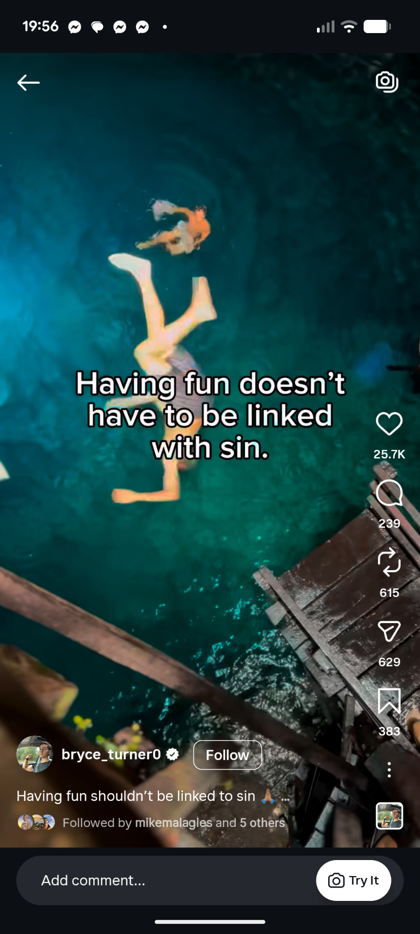 Instagram Reel, Fun without the sin