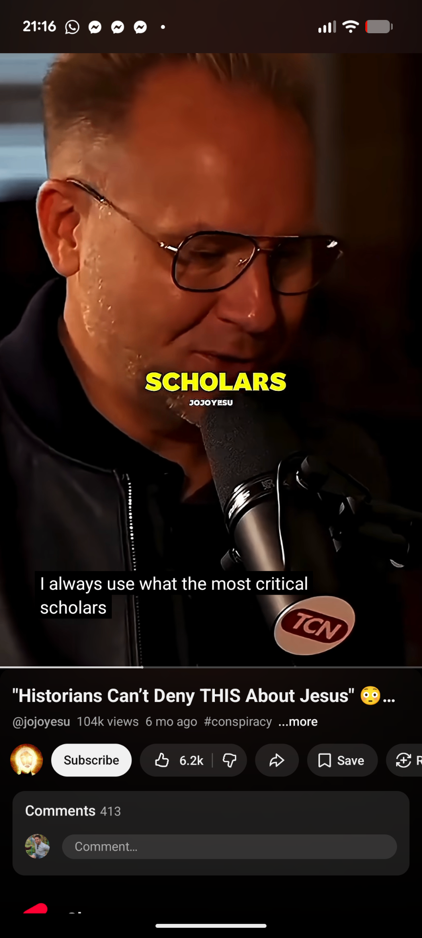 Bite Sized Snippet, Historians can't deny Jesus