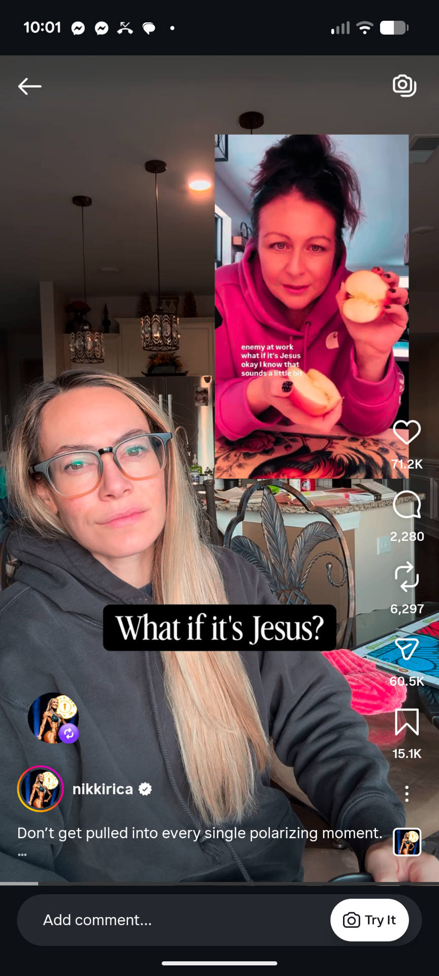 Instagram Reel, Jesus Divides