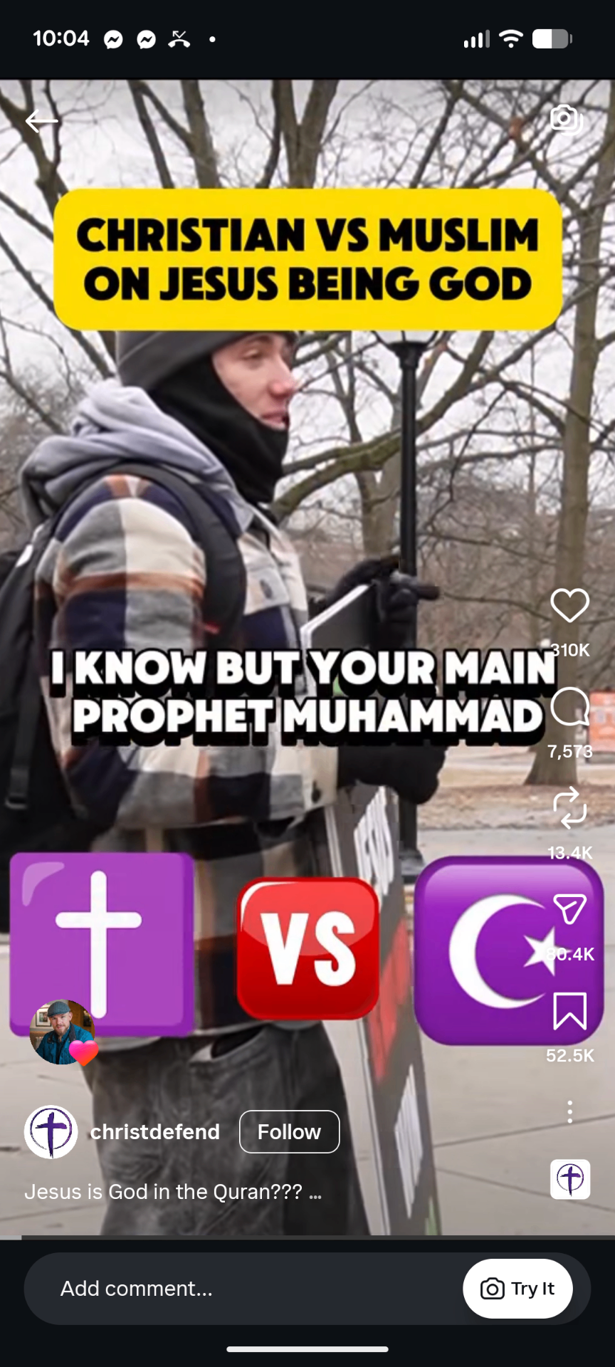 Instagram Reel, Jesus is God in quran?