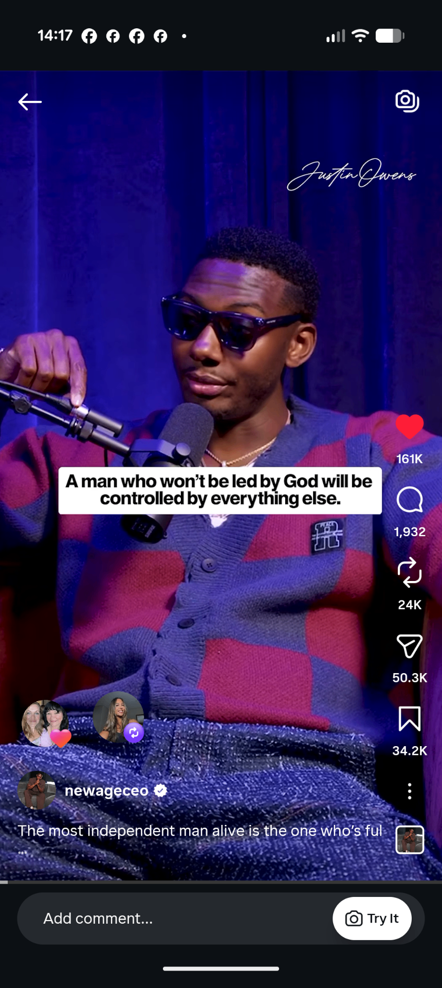 A man that won't be led by God