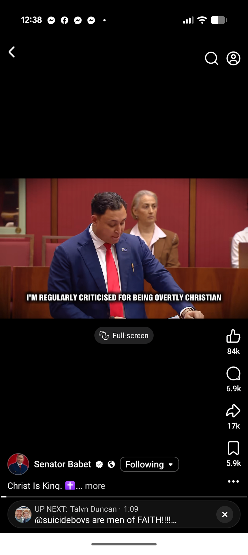 A man truly standing on truth, A man truly standing on truth