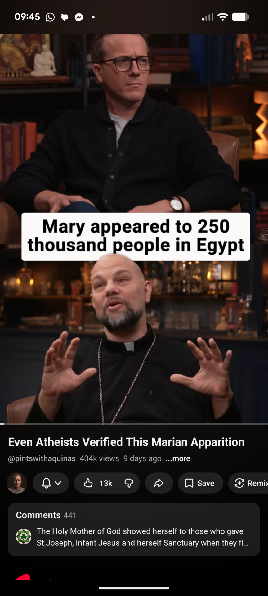 Bite Sized Snippet, Even atheists confirmed this Miracle