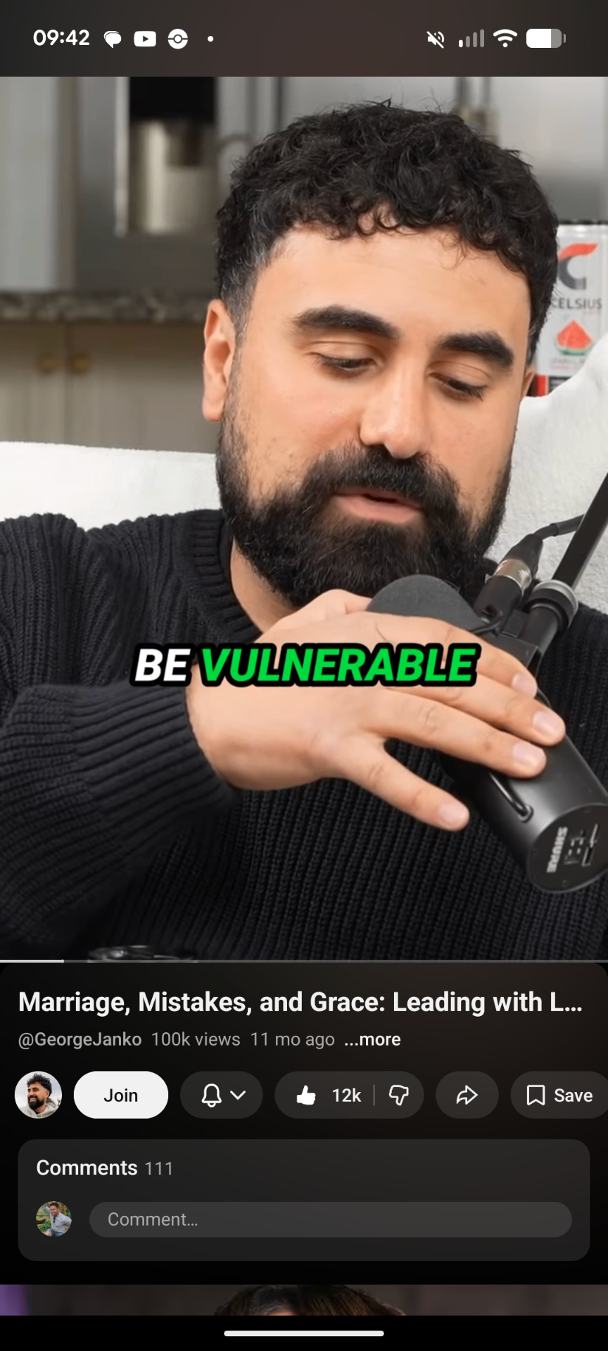 Bite Sized Snippet, Marriage, Mistakes and Grace