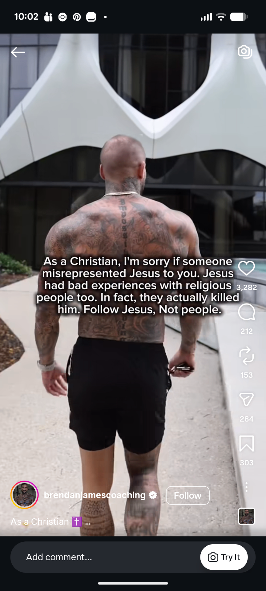 Instagram Reel, I'm sorry if someone misrepresented Jesus to you