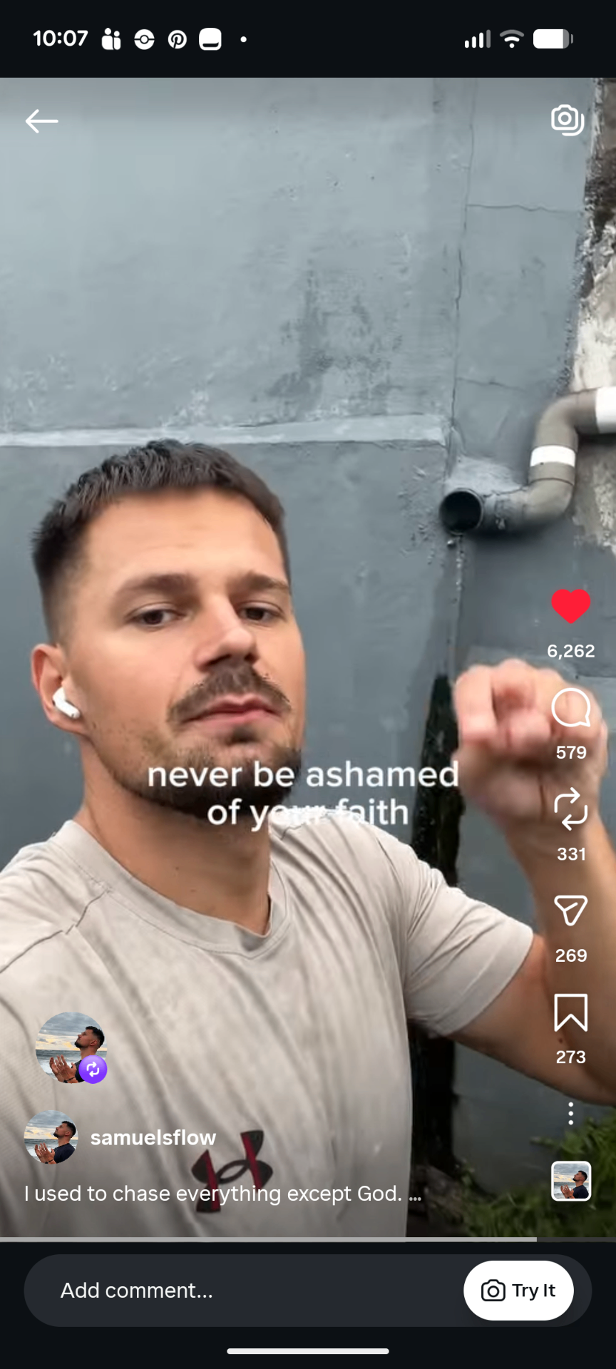 Instagram Reel, Never be ashamed of your faith