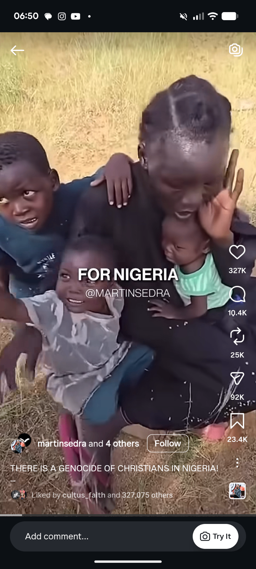 Instagram Reel, Nigerian Christians