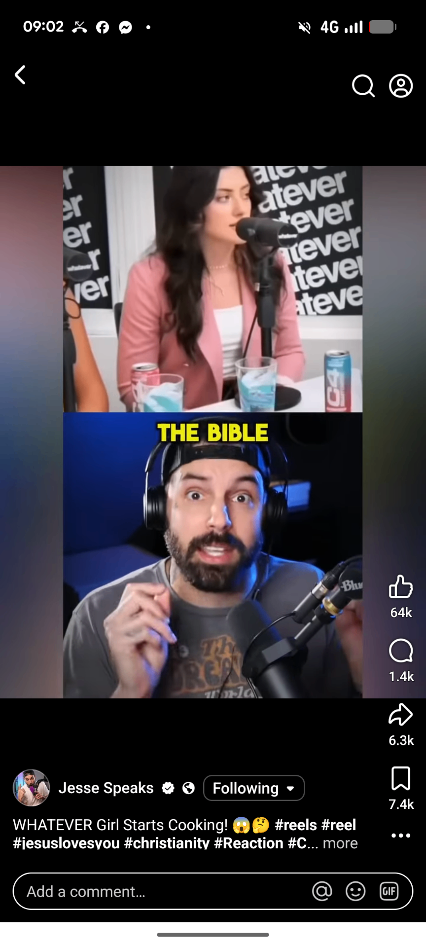 Facebook Reel, I believe in science