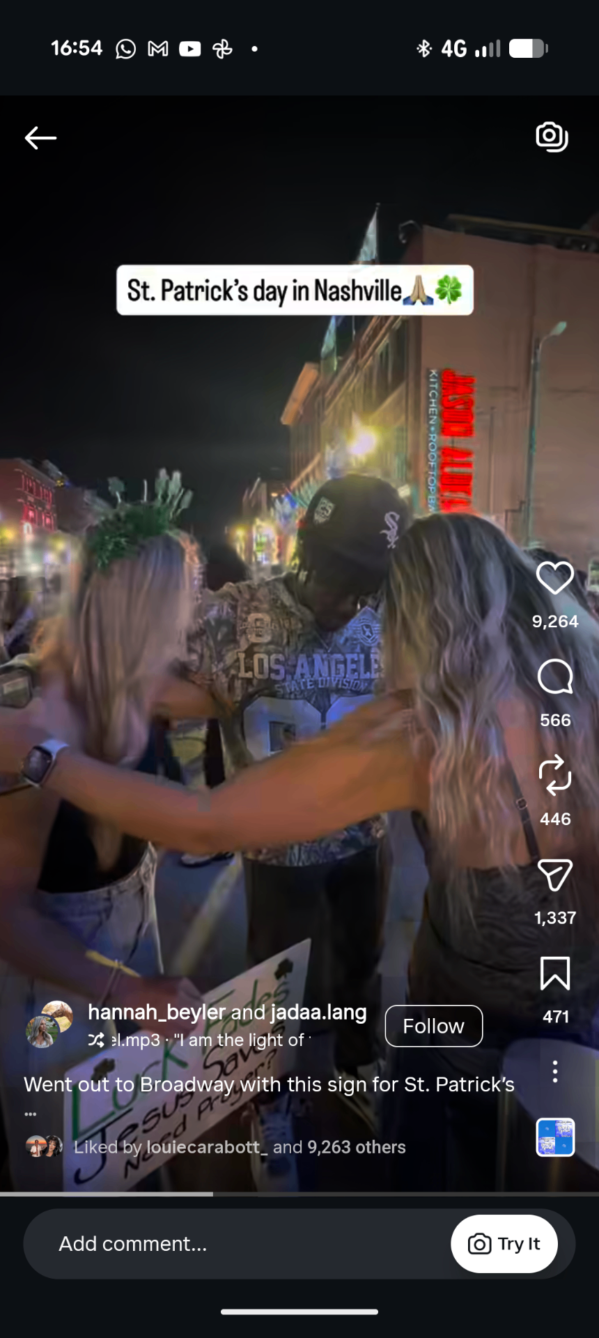 Instagram Reel, St Patrick's day Nashville