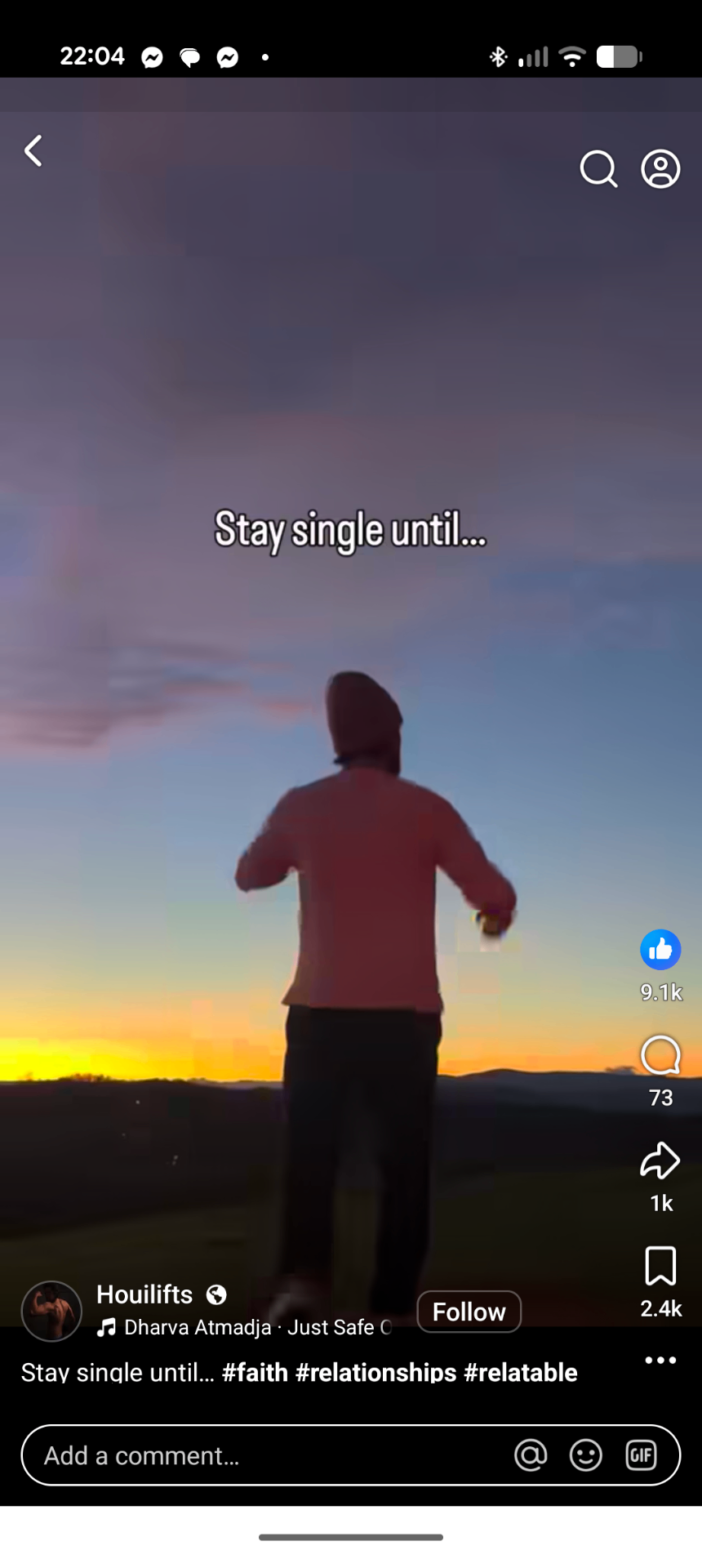Stay single until, Stay single until