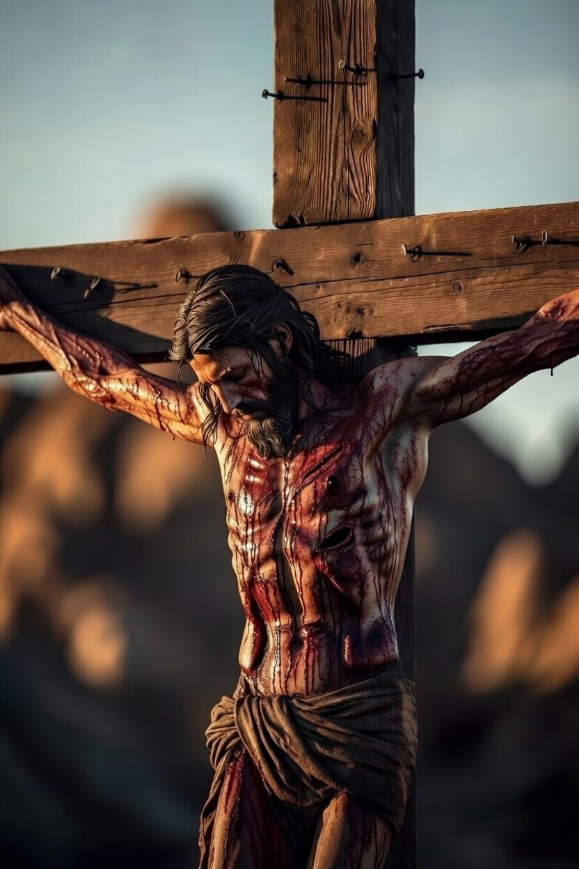 Jesus Christ on the cross, the heart of Christianity