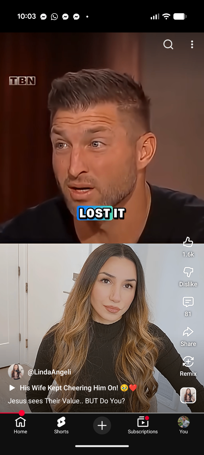 Bite Sized Snippet, Tim Tebow discusses worth