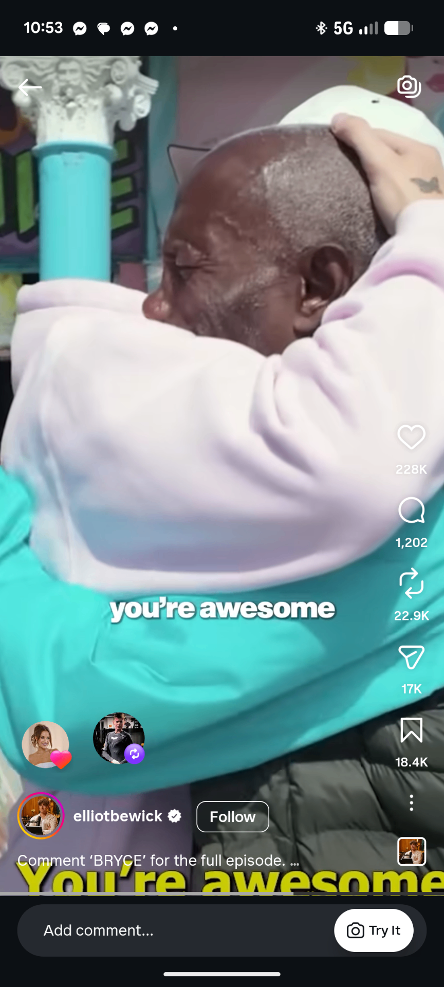 Instagram Reel, You have value