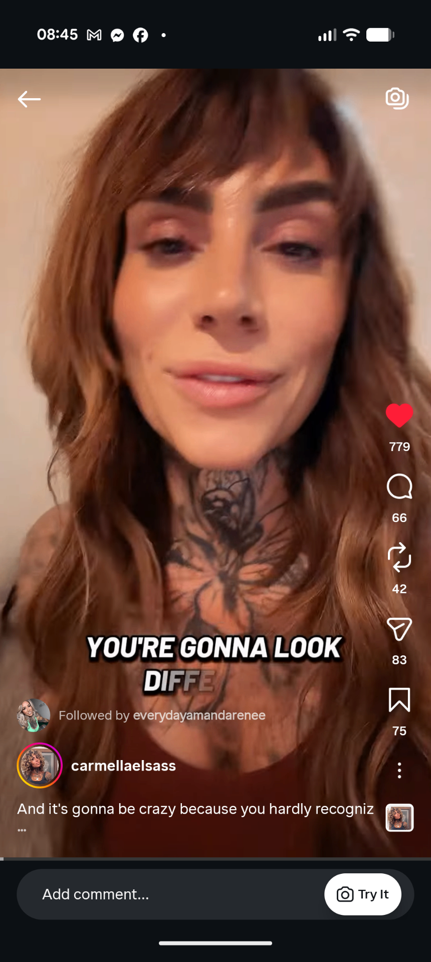 Your going to look different, Your going to look different